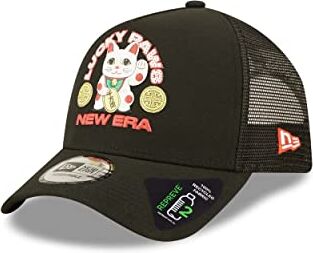 New Era Trucker Cap Lucky Paws Motiv schwarz Mesh Fanartikel A-Frame One-Size