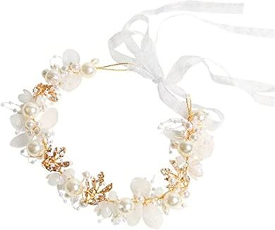 DUSTX Cerchietto per capelli da sposa, per fasce da sposa per ragazze, accessorio elegante per feste di compleanno