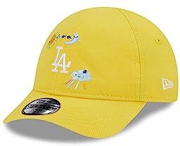 New Era MLB Babycap Los Angeles Dodgers 9Forty verstellbar Kappe Gelb LA Sonne Mond Wolke Infant