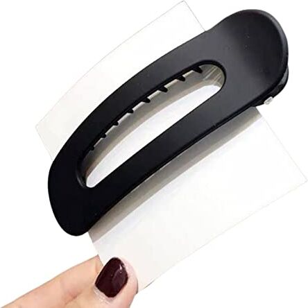 TOBILE Fermagli per capelli 10 pezzi smerigliato grande clip laterale testa posteriore clip per capelli frangia copricapo strumenti per capelli femminili forcina a becco d'anatra clip-nero