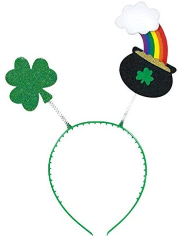 LTWOTEJNG Adult Headband Day St. Festival Patrick's Irish Green Headband Rainbow Visors Guanti Palestra