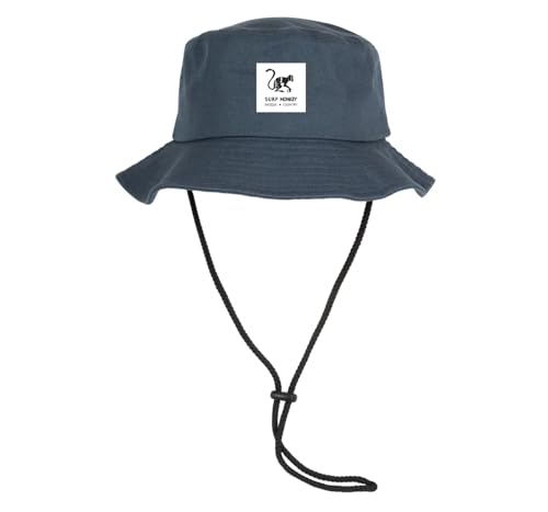Surf Monkey Boonie Hat Cappello da Pescatore Uomo/Donna 100% cotone, blu, L