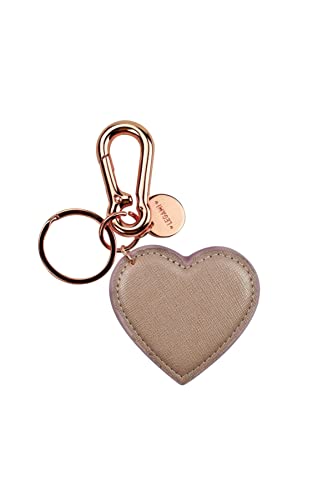 Legami My Initial Portachiavi Heart (Pink) Rosa Oro, Key Chain Unisex Adulto, Taglia unica