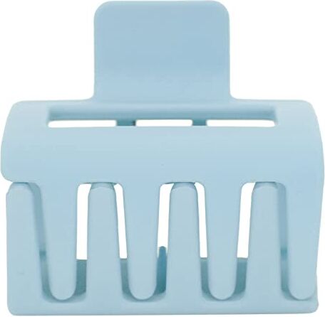 Entatial Fermagli per artigli per capelli, 5x5x3,4 cm Fermagli per capelli quadrati in plastica + resina Innocui durevoli per tutti i di capelli Stile di capelli(Azzurro smerigliato)