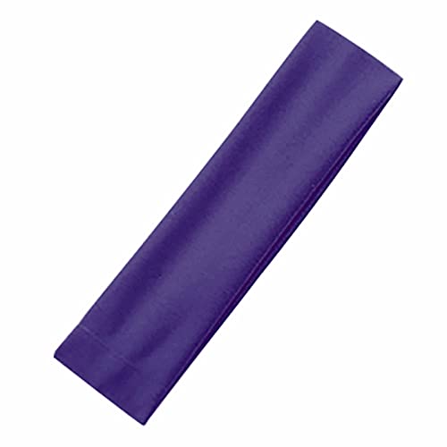 Generic Colori Cotton Yoga Headband 12 Sport Headband Women's Elastic Accessory Telescopio (Purple, One Size)