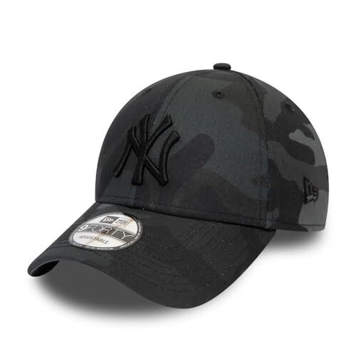 New Era New York Yankees MLB League Essential Midnight Camo 9Forty Berretto Regolabile per Bambini