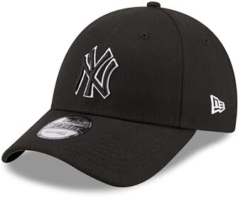 New Era New York Yankees MLB Pop Outline Nero 9Forty Berretto Regolabile