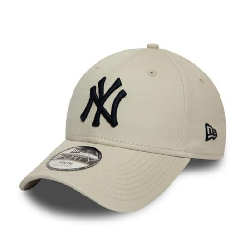 New Era New York Yankees MLB League Essential Beige 9Forty Berretto Regolabile per Bambini