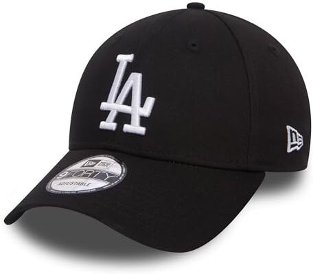 New Era Los Angeles Dodgers MLB League Essential Nero 9Forty Berretto Regolabile per Bambini