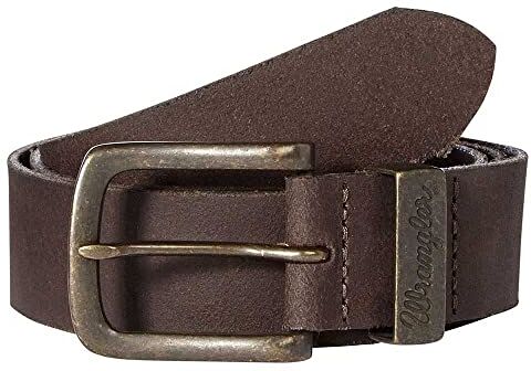 Wrangler Metal Loop Cintura, Marrone (Brown 99), 115 Uomo