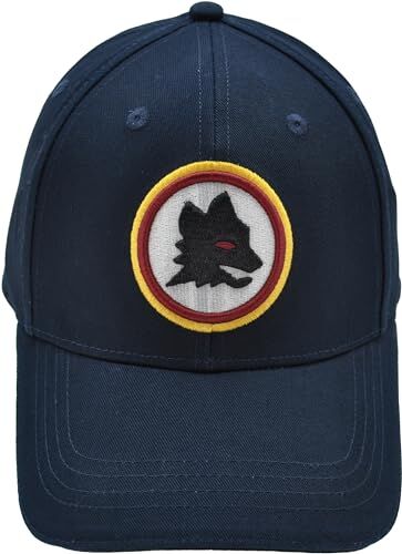 AS Roma Baseball cap Blu Lupetto Ricamo