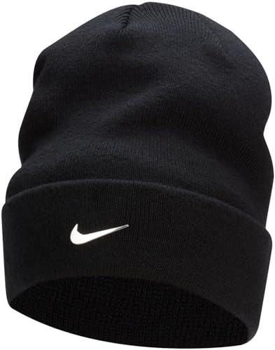 Nike U NK Peak Beanie SC MTSWSH L Berretto Unisex Adulto Black/Metallic Silver Taglia 1SIZE