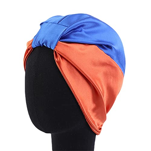 Youllyuu Cuffia da donna in morbido raso per dormire turbante cappello chemio-cap perdita di capelli copertura copricapo copricapo avvolgere capelli accessori per capelli