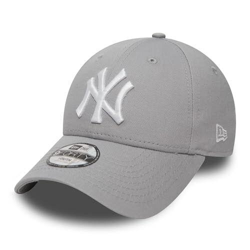 New Era York Yankees Kids 9forty Adjustable MLB League Grey/White Youth