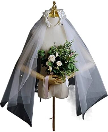 TRENIS Copricapo da sposa fatto a mano con cravatta a farfalla, fascia for capelli, copricapo da sposa, accessori da sposa da viaggio retrò (Color : White, Size : 60)