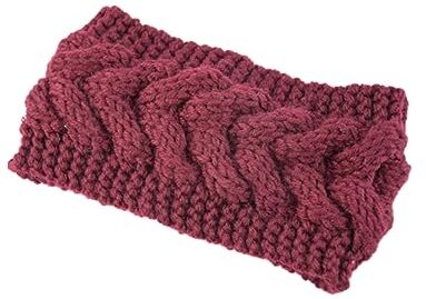 Holibanna fasce per ragazze elastici scrunchies cerchietti bambina fasce per da donna per cerchietto per e inverno accessori per sciarpa rosso