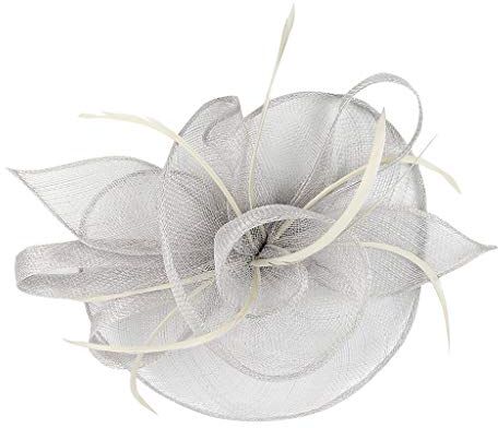 YWSTYllelty Fascia Capelli Sport Imitation Fascinator Women's Sinamay Flower Hat Party Pillbox Tea Headband Cerchietti 6 Anni