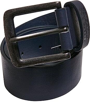 Urban Classics Leather Imitation Belt, Cintura, Unisex Adulto, Blu (Navy), M