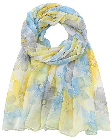 Dwevkeful Fasce per Capelli Donna Sciarpa a quadrata in chiffon con stampa moda donna Sciarpe al collo leggere Bandana per Fazzoletto da collo Capelli per Decorazione Capelli Ragazza Sposa