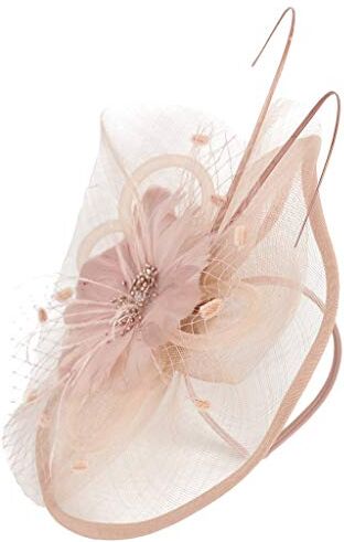 YWSTYllelty Fascia per Skincare DonNera Cocktail Party Hat Wedding Fascinators Hair Clip Ragazza Hairpin Tea Headband Cerchietti Bambina 2 Anni