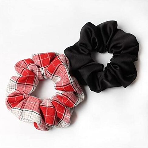 GERRIT Cerchietto Per Capelli Donna 2pcs / lot strisce e punti elaschi scruties hairband capelli corda cravatta moda stipe for le donne ragazze Fascia Per Capelli (Color : K color)