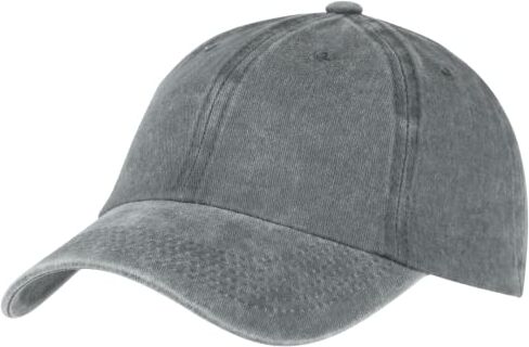 Mulor Berretto da Baseball Donna Uomo Cappellino Baseball cap Tessuto Denim Regolabile