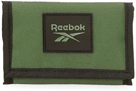 Reebok Arlie Portafoglio Verde 13x8x2,5 cm Poliestere, Verde, Taglia unica, Portafogli