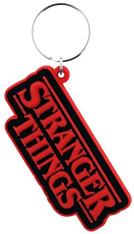 Pyramid Stranger Things Portachiavi, Colore Rosso e Nero,