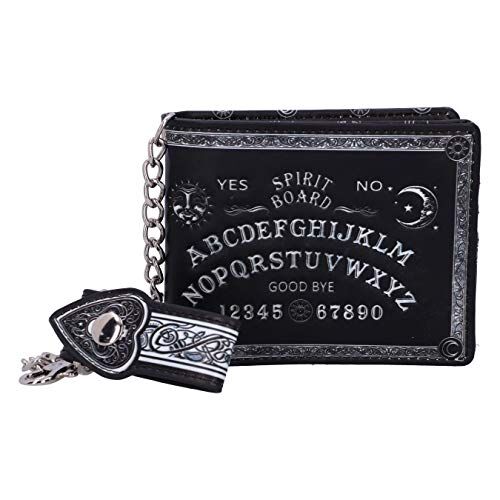 Nemesis Now Spirit Board Goffrato Borsa Ouija Portafoglio Nero 18,5 Cm, 11 Cm