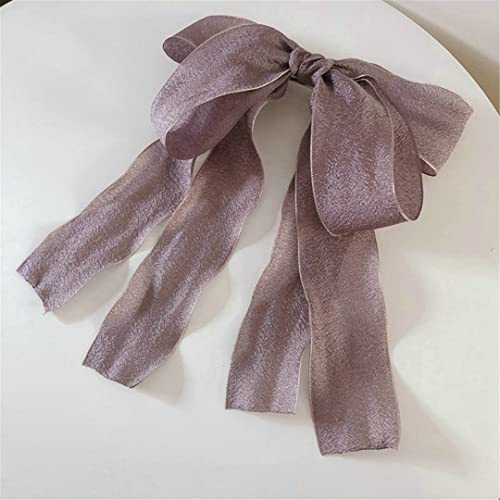 Suwequest Fiori Grandi Fermagli Per Capelli Barrettes Annodato Lungo Nastro Chiffon Tornante Per Le Donne Ragazze Accessori Per Capelli Stile Cerchietto 48 stile