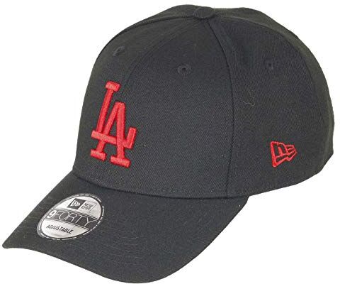 New Era Los Angeles Dodgers 9forty Adjustable Snapback cap MLB Essential Black/Red One-Size