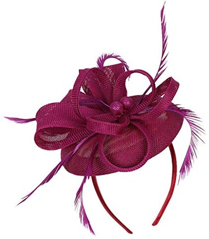 TianWlio Cerchietto duro alla moda carino fascia per capelli clip per capelli da donna copricapo fascinator casual fatto a mano fascia per capelli per donne e ragazze yoga sport