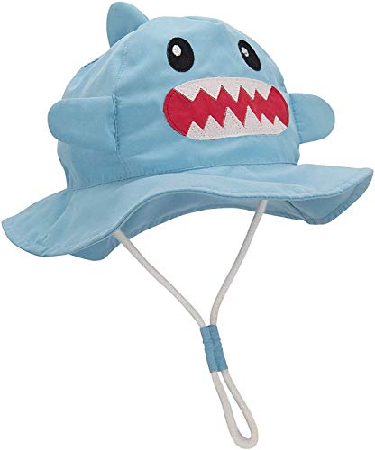 DRESHOW Unisex Bambino Secchio Regolabile Protezione del Sole Cappello per Neonata Ragazza Ragazzo Neonato Bambini Bambino Pieghevole Cappelli da Sole da Spiaggia UPF 50+