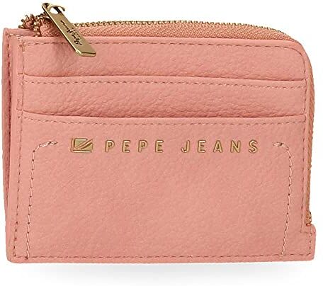 Pepe Jeans Diane Rosa Portacarte 11,5x8x1,5 cm Pelle sintetica