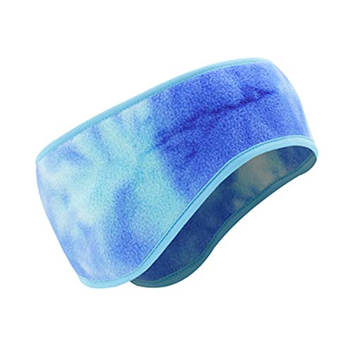 OMICE Sport all'aria aperta Polar Fleece Foulard Elastico Sport Fascia in Esecuzione Hairband Ear Muffs fascia Ear Warmer(cielo blu)