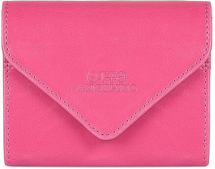 Otto Angelino Leather Coin and Credit Card Organizer RFID Blocking – Unisex