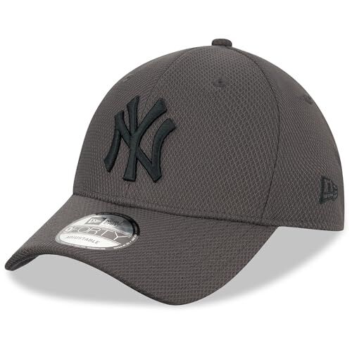 New Era New York Yankees MLB Diamond Era Grigio 9Forty Berretto Regolabile