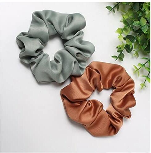 GERRIT Cerchietto Per Capelli Donna 2pcs / lot strisce e punti elaschi scruties hairband capelli corda cravatta moda stipe for le donne ragazze Fascia Per Capelli (Color : B9)