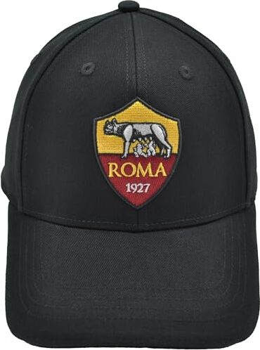 AS Roma Baseball cap Nero Crest Ricamo