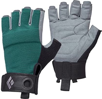 Black Diamond Women's Crag Half-Finger Gloves, Guanti da Arrampicata, Raging Sea, Extra Small