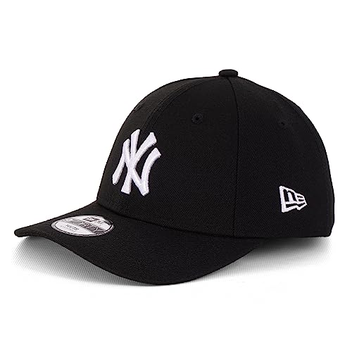 New Era New York Yankees MLB League Essential Black Gold 9Forty Cappellino per bambini, New York Yankees 01black, 54-56