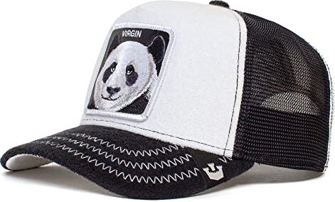 Goorin Bros. Finish Last Virgin Panda Black White Trucker Cap One-Size