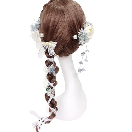 Generic 11 fermagli per capelli colorati a forma di fiore, per donne, stile cinese, accessori per capelli da sposa