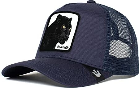 Goorin Bros. The Farm Original Core-Cappello da Camionista, Regolabile Cappellino da Baseball, Blu Marino (Panther Truckin), Etichettalia Unica Unisex-Adulto