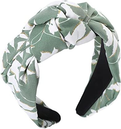 PiurUf Fascia Per Capelli Plain Wide-Greadband Headband Knuckle Mezzo annodato Hairbands Capannoni Turban Donne Girls Accessori for capelli Accessori Hair Hoop Moda Fascia Per Capelli Donna (Size : 86-B)