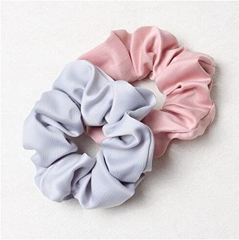 GERRIT Cerchietto Per Capelli Donna 2pcs / lot strisce e punti elaschi scruties hairband capelli corda cravatta moda stipe for le donne ragazze Fascia Per Capelli (Color : E color)