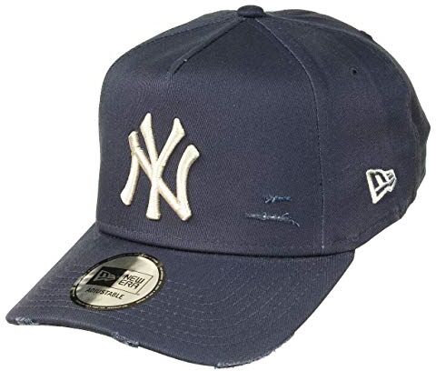 New Era York Yankees 9forty A Frame Adjustable cap Distressed Navy/Stone One-Size