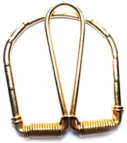 BLUSUPERSHOP fermasoldi Bagno Oro A Molla A ScattoMoney Clips Ferma Soldi Artigianale Unisex