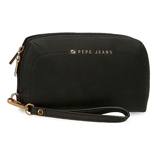 Pepe Jeans Borsa  Diane Nera 20x11x4 cm Pelle sintetica