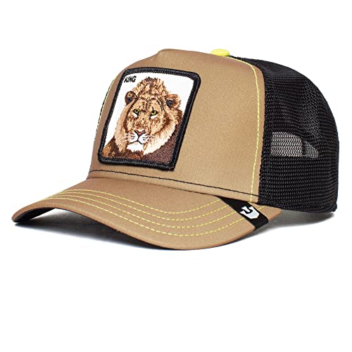 Goorin Bros. Cuffia da Baseball Regolabile The Farm Reflective Collection, Trucker-LionNights-Brown-#32010, Taglia Unica